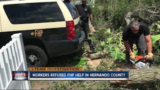 Workers refused FHP help in Hernando County [upl. by Dnalyaw]