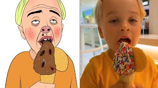 Vlad and Niki l Toys gets stuck on moms face l funny drawing meme Vlady art meme [upl. by Alwyn]