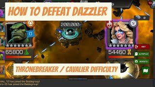 How to defeat Dazzler Thronebreaker  Cavalier Difficulty please subscribe [upl. by Nelak220]