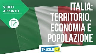 Italia territorio popolazione economia e città [upl. by Samuela198]