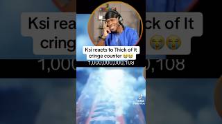 KSI Reacts to his own song cringe count funny [upl. by Livingston]