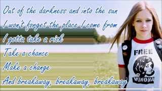 I Will Be  Avril Lavigne lyrics [upl. by Kcoj]