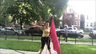 Strip Toss Color Guard Fundamentals Teaching Tutorial Series [upl. by Dayiz955]