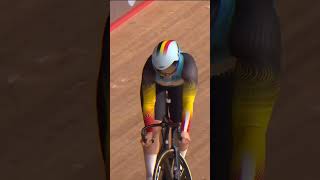 A track stand MASTERCLASS ⚡️ ucitcl trackcycling [upl. by Anailuig]