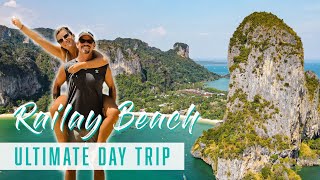 Railay Beach The Ultimate Day Trip from Krabi and Ao Nang [upl. by Gustin]