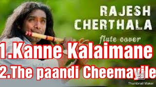 Rajesh Cherthala Flute Cover  Kanne Kalaimane  Thenpaandi Cheemayile [upl. by Ardnaiek]