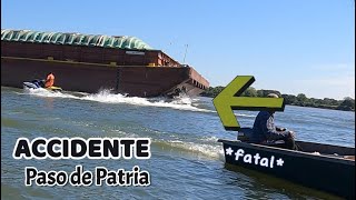 Accidente en Paso de Patria  Prueba de motor en Kayak 4K Detalles de aquel triste suceso Ago 2022 [upl. by Aydne]