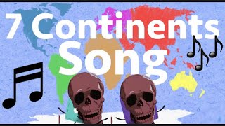 The 7 continents song but with the skeleton meme [upl. by Barcus]