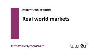 Perfect Competition  Real World Examples  Economics Revision [upl. by Bergquist]