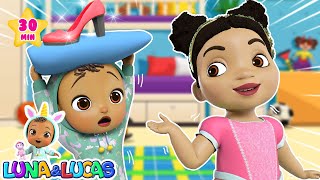 The Princess Lost her Shoe  Princess Songs for Kids  Luna and Lucas 🌈 🦄 [upl. by Horsey]