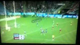 Israel folau origin try [upl. by Lehcear]