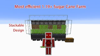 Most efficient 119 Sugar Cane Farm Tutorial Stackable Design  DerRotstein [upl. by Delaryd]