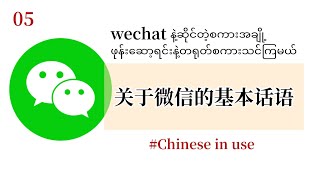 05 Chinese speaking in use  中文口才练习 [upl. by Einalam]