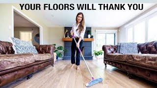 How to Clean Floors Hardwood Laminate amp Luxury Vinyl [upl. by Bogey197]