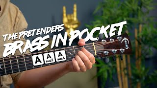 Play Brass In Pocket by The Pretenders  for Beginner amp Intermediate level [upl. by Niatirb942]