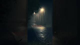 Nauges  closer slowed down ambient video edit ambient night rain city edit [upl. by Ednihek]