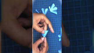 Flower Making428 Paper Crafts For School diy paperpetals artandcraft art paperblooms [upl. by Madian]