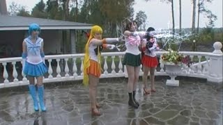 Sailor Moon cosplay 2 clip Silver Millenium  Military Academy Falling of the Moon Kingdom [upl. by Konstantin]