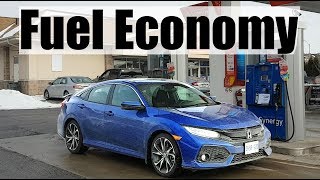 2019 Honda Civic Si  Fuel Economy MPG Review  Fill Up Costs [upl. by Fridell]