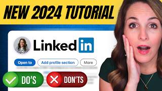 HOW TO GET STARTED ON LINKEDIN IN 2024  9 BEGINNER STEPS REVEALED [upl. by Eyak]