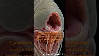 Cymothoa exigua is a parasite 🦠  knowledge facts science fish news [upl. by Hut219]