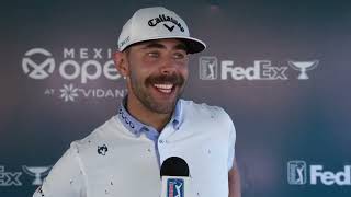 Erik van Rooyen Thursday Flash Interview 2024 Mexico Open at Vidanta [upl. by Htebizile]