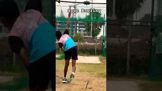 Spot bowling 🏏cricket bowler bowling spotbowling cricketshorts cricketlover bowled sports [upl. by Parthen]