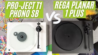 ProJect T1 Phono SB vs Rega Planar 1 Plus [upl. by Asatan]