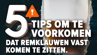 Vastzittende remklauwen waardoor het gebeurt en hoe je het kunt verhelpen  Tips van AUTODOC [upl. by Ran82]