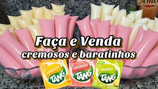 GELADINHO CREMOSO DE TANG FAÇA E VENDA [upl. by Eniruam]