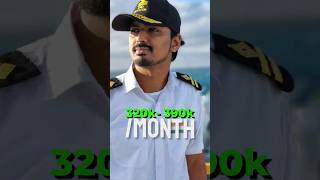 merchant navy ranks and salary in India  salary in merchant navy  captain salary  ship navy [upl. by Plume]