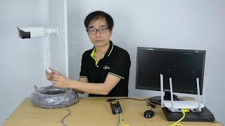 How to use PoE injector to power your IP camera [upl. by Ebag]