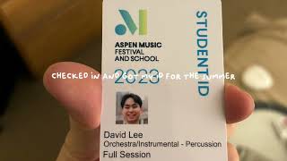 MoveIn Day at Aspen Music Festival 2023 Vlog 1 [upl. by Gaby785]