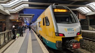 ODEG  Mitfahrt im kompletten RES1 von Oranienburg bis Berlin Gesundbrunnen in der BR 445101 [upl. by Alysa]