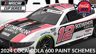 2024 CocaCola 600 Paint Schemes [upl. by Yerg]