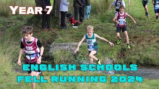 Y7 English Schools Fell Running Championship 2024 [upl. by Mapel]