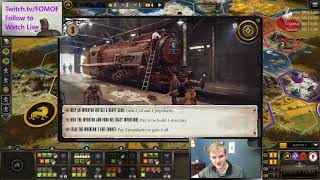 Saxony Industrial 13 Turns  Ranked  LIVE Stream  Scythe Board Game  61720 [upl. by Kurys]