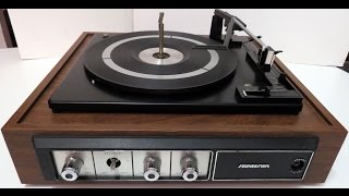 Soundesign TurnTable Record Player Test Functions Review Inspection [upl. by Cavallaro354]