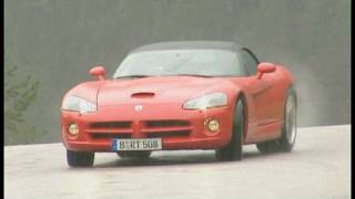 Dodge Viper SRT10 Manuel Reuter hat auch im Regen Spaß mit der Viper [upl. by Melina701]