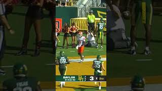 Receiving Touchdown by Hal Presley via Sawyer Robertson  Baylor vs Oklahoma State Football shorts [upl. by Ssepmet]