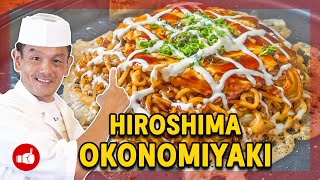 The Best OKONOMIYAKI You’ve Never Tried  Hiroshima Okonomiyaki [upl. by Robinia730]