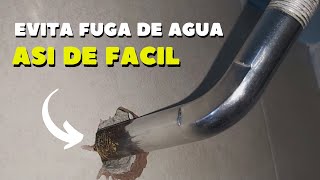 COMO REPARAR FUGA DE AGUA EN TUBO DE REGADERA EVITA ponerle peso por HUMEDAD Y DAÑar LA casa [upl. by Darsie]