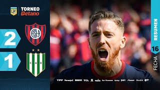 SAN LORENZO 2  1 BANFIELD I Resumen del partido  TorneoBetano 2024 [upl. by Enitsuga71]