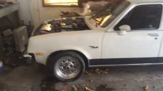 V6 CHEVETTE STARTUP ON E85 19 DEG [upl. by Boff220]