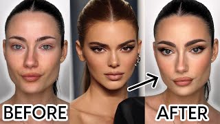 KENDALL JENNER MAKEUP TUTORIAL  Oscars 2022 [upl. by Halima860]