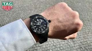 TAG Heuer Aquaracer Professional 200 Solargraph 40 mm black [upl. by Snave]