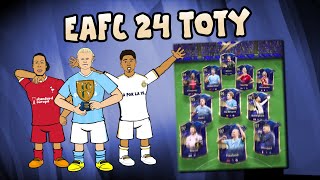 😠EA FC 24 TOTY  Footballers React😠 Team of the Year 2023 [upl. by Anitnamaid]