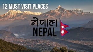 Nepal🇳🇵 A Travelers Dream  12 Best Places to Visit in Nepal in 2024  Travel Guide in 4k [upl. by Josephina]