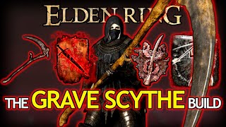 INSANE Damage Scythe Build Grave Scythe Strength Build  Elden Ring [upl. by Eachelle]