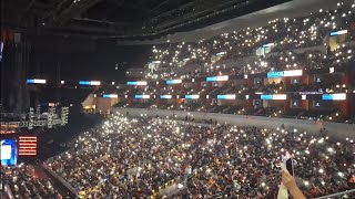 WWE SMACKDOWN 6724 BRAY WYATT TRIBUTE CROWD SINGS HES GOT THE WHOLE WORLD IN HIS HANDS [upl. by Shrier]